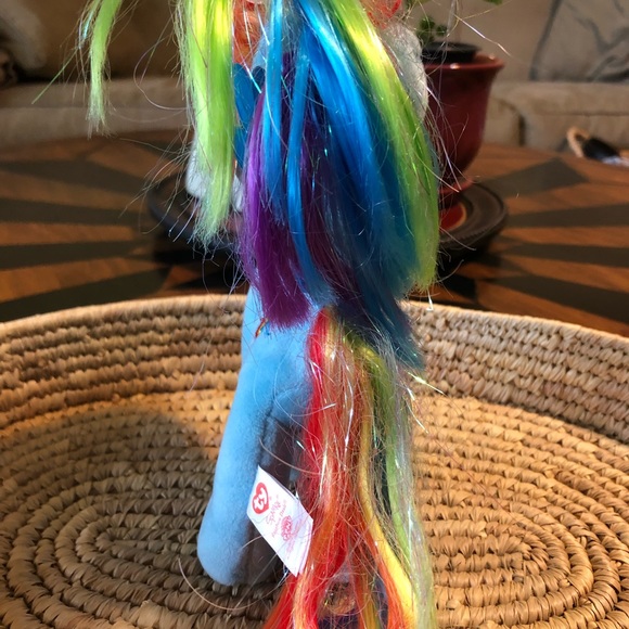 Ty Beanie Baby Collection Pretty Pony Rainbow Dash - Picture 3 of 6